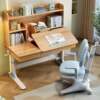Beech children's desk solid wood multi-functional study table for home primary school students adjustable lifting writing desk and chair set