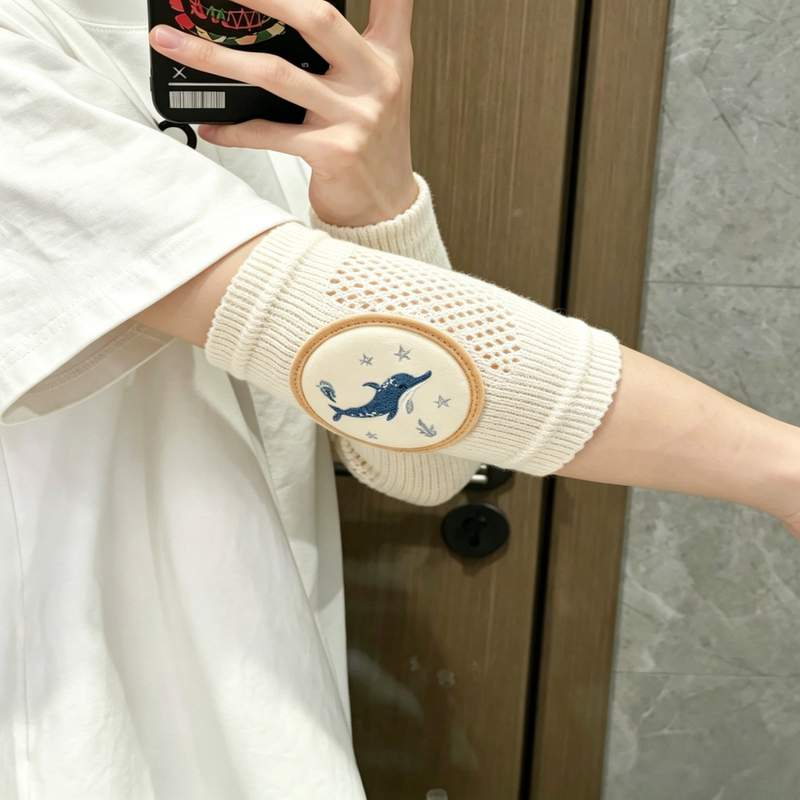【Anti-Black Elbow】 Elbow Pad Sleeve, Thin and Breathable Desktop Joint Pad for Workers, Summer Anti-Black Elbow Magic Tool