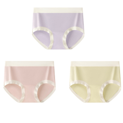 【阪织屋】女士7A抗菌纯棉桑蚕丝3条