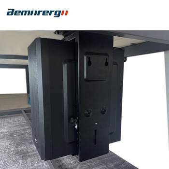 Computer host hanger suspended desktop cooling bracket chassis hanger computer base bracket wall-mounted storage rack