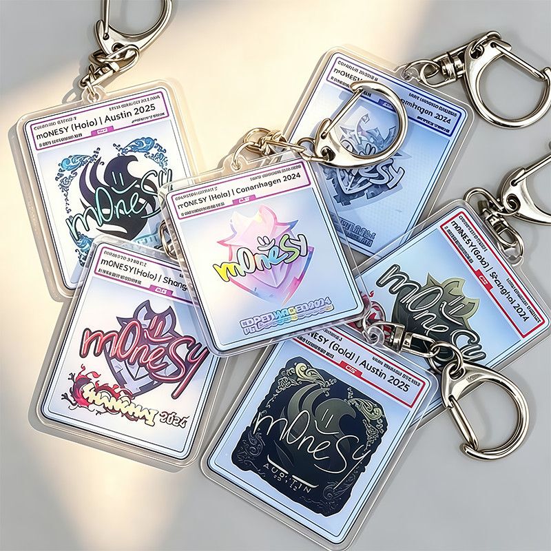   Csgo Player Signature Keychain Donk M0Nesy Niko Various Popular Acrylic Collectible Pendants