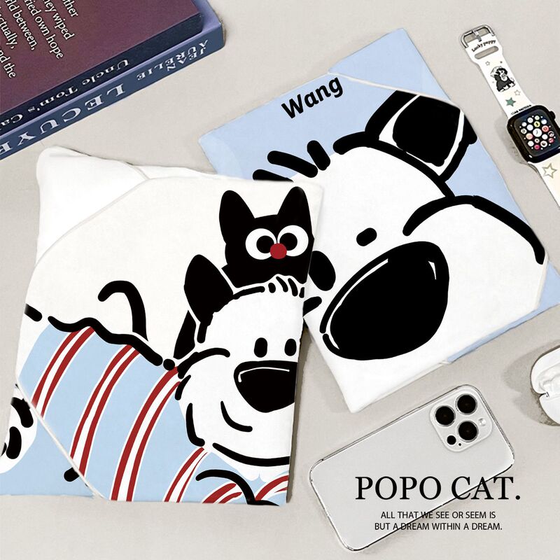 Bobo Dog Camera Adhesive Patch Makeup Bag Self-Adhesive 100% off Cloth iPad Magic Tape Storage Cloth Lens Protection Bag