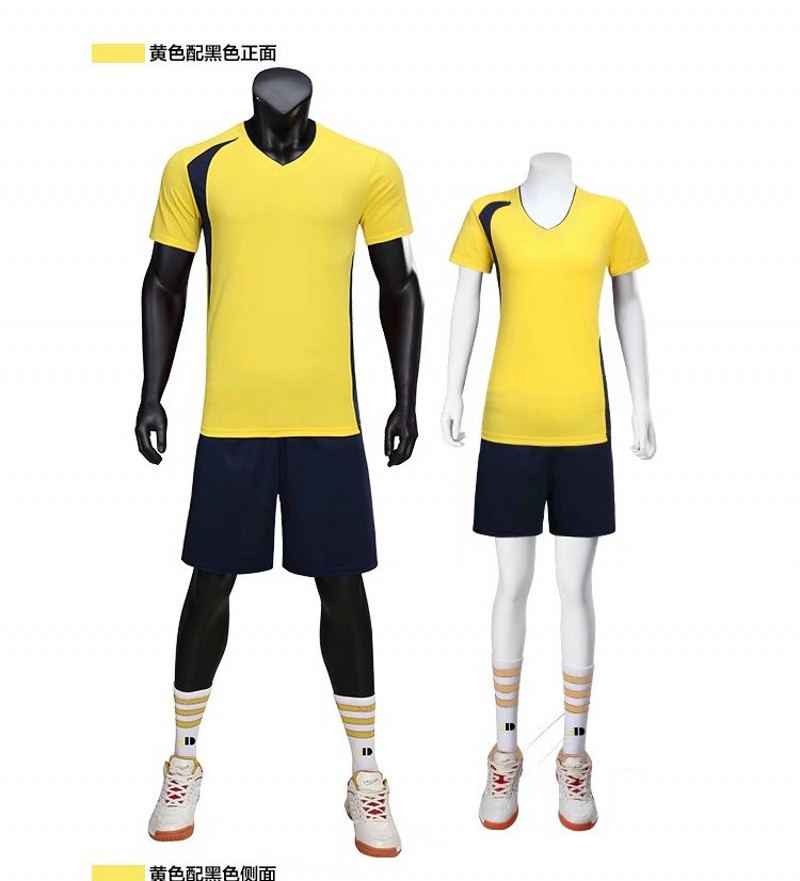 Bộ quần áo bóng chuyền cho nam và nữ cặp đôi thể thao phù hợp với quần short thoáng khí tay ngắn thi đấu nhóm tập quần áo có thể được tùy chỉnh 	lưới bóng chuyền hơi nữ	