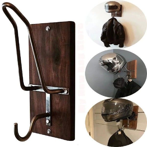Wall-Mounted Storage Display Rack Motorcycle Helmet Holder Hook Suitable for Hockey Equestrian Baseball Hat Rack Wall-Mounted Storage Display Rack Motorcycle Helmet Holder Hook Suitable for Hockey Equestrian Baseball Hat Rack