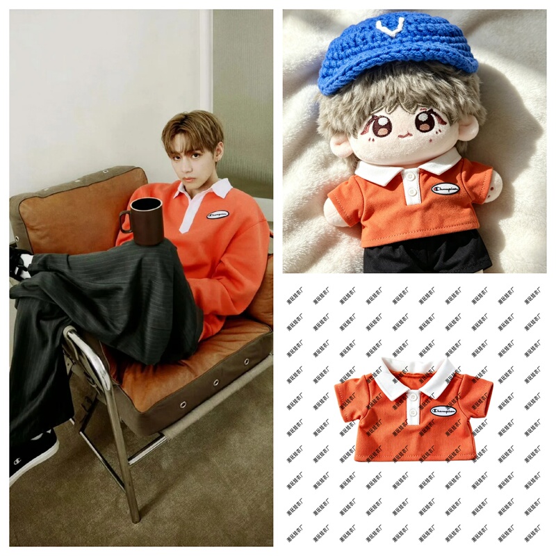 Bts (Bts) Kim Taehyung 2026 New Collaboration Fan Merchandise Support Polo Shirt Doll Clothes 10cm