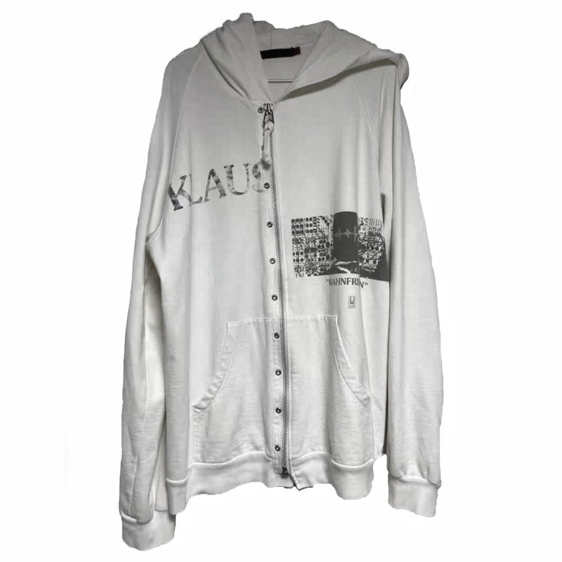 [Exclusive Original] Non-Undercover06Ss t Period Klaus White Band Limited Edition Zipper Hooded Jacket