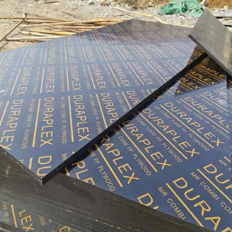 Construction Formwork Black Waterproof Lettering Construction Plywood Thickened Reflective Double-Sided Black Laminated Board
