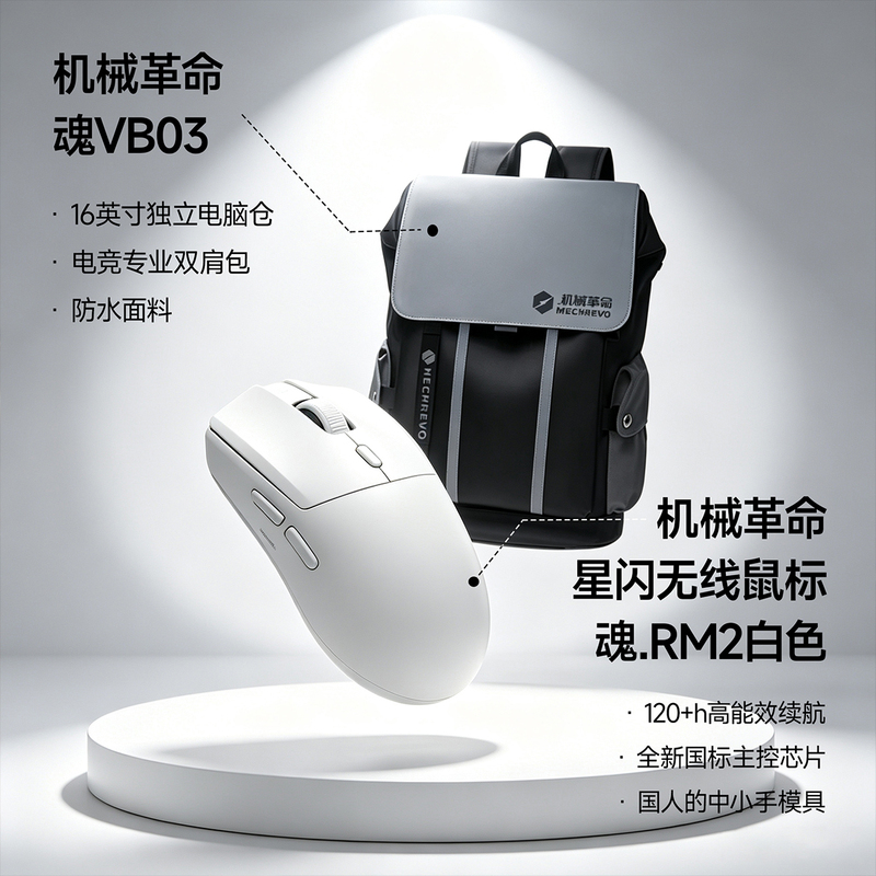 Mechanical Revolution Multifunctional Vb03/01 Women'S/Men's High-Quality Commuting Laptop Backpack