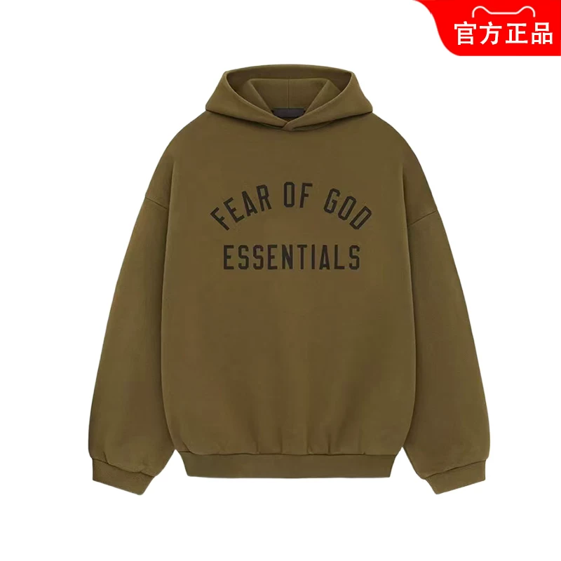 Официальный фирменный худи ESSENTIALS FOG FALL24 серии, свободный повседневный стиль, трендовая толстовка для мужчин и женщин