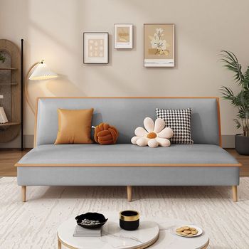 Foldable multi-function dual-purpose technology cloth sofa small apartment simple living room apartment simple cat claw leather Foldable multi-function dual-purpose technology cloth sofa small apartment simple living room apartment simple cat claw leather