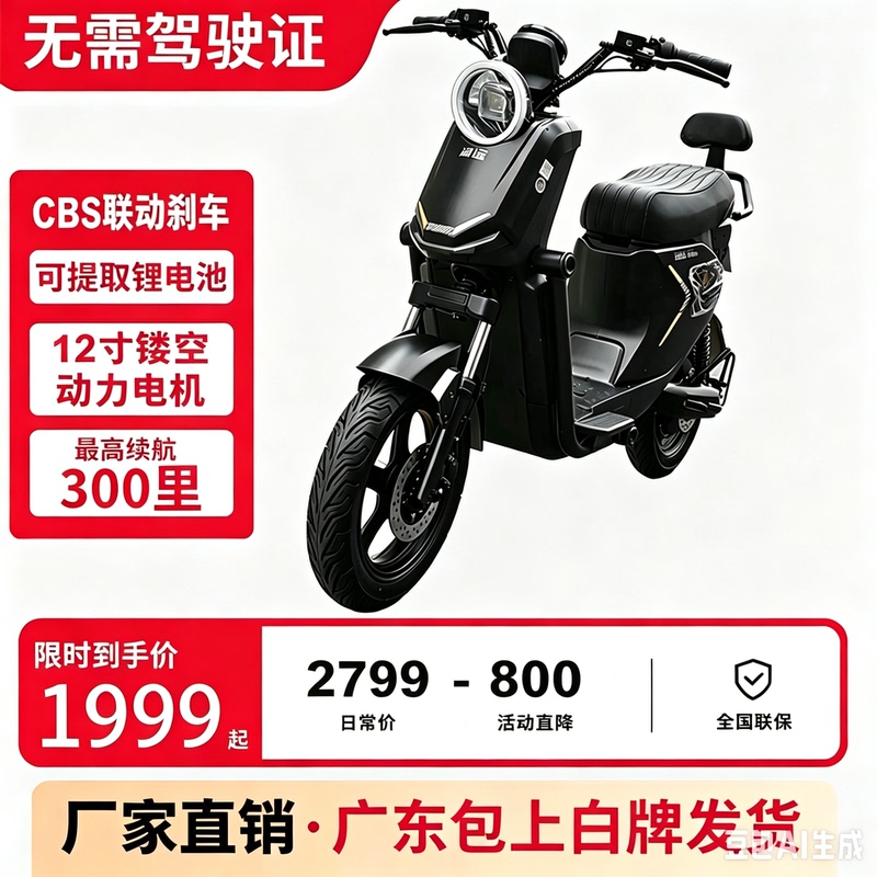 Niu U2 Same Model New National Standard Electric Scooter with Smart Lithium Battery, High Speed, Long Range, Suitable for Men and Women Commuting to Work