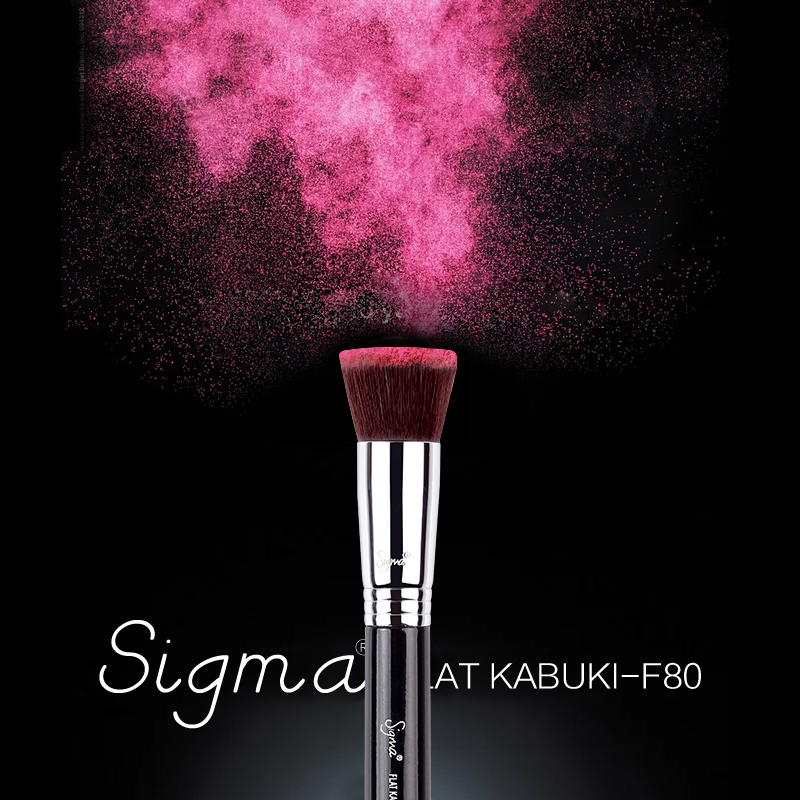 正品美国sigmaF80专业粉底化妆刷平头粉底液BB霜粉饼刷包邮现货