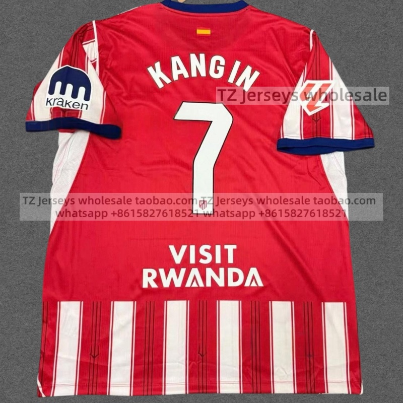 26 27 Atlético Madrid Jersey Kang in J.Alvarez Koke Soccer