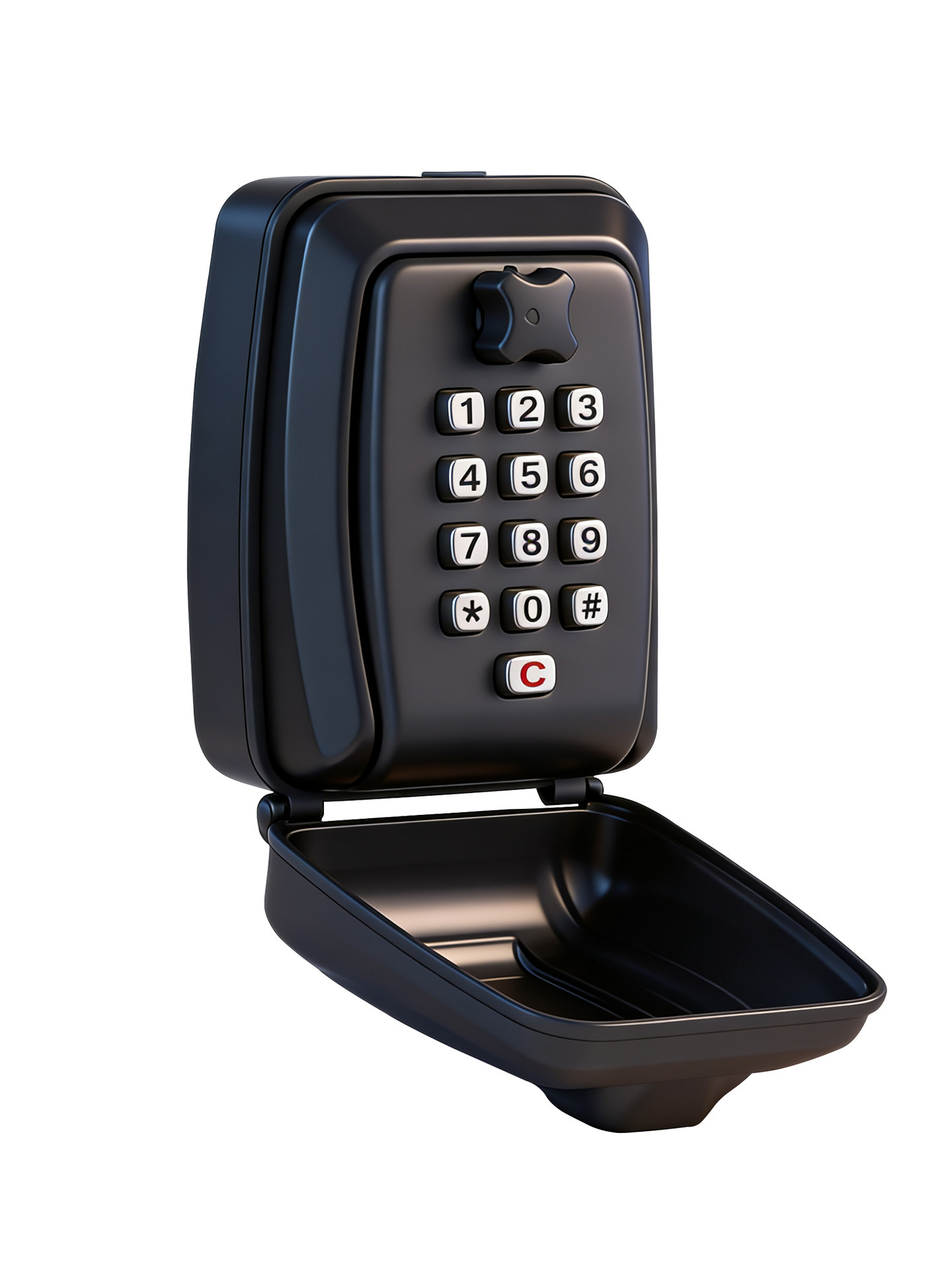 Decoration Code Key Box Outdoor Homestay Waterproof Aluminum Alloy Key Storage Box Construction Site Wall-Mounted Cat Eye