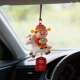 Little God of Wealth Car Interior Rearview Mirror Hanging Ornament with Good Luck Meaning, 2026 Year of the Horse New Model Decoration for Women and Men