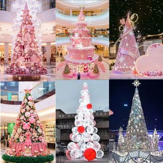 圣诞节装饰品大型圣诞树4m6w米8米10米户外广场商场防水灯光钢框