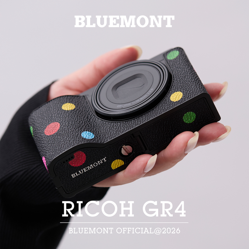 Bluemont Ricoh Gr4 Camera Color Dot Protective Case Anti-Fall Protective Shell Camera Bag Handle Leather Case Accessories