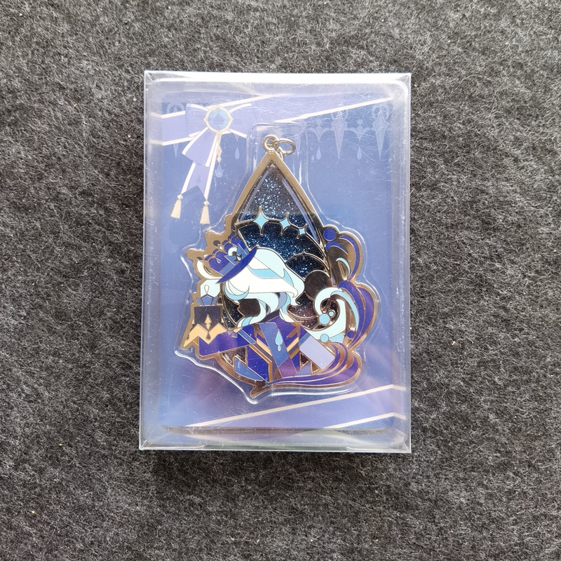 Genshin Official Valley Genuine In-Stock Product: Fulinna Stage Spotlight Quicksand Metal Pendant, Total Length Approximately 148mm, Zinc Alloy