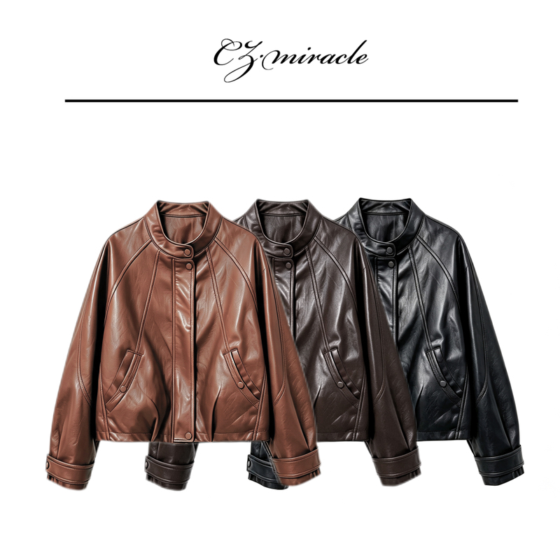 【Fan-Favorite Item】 "Hurry up and Buy It, the Price Will Go up Soon!" / Leather Jacket Jz-5745C 【Fan-Favorite Item】 "Hurry up and Buy It, the Price Will Go up Soon!" / Leather Jacket Jz-5745C