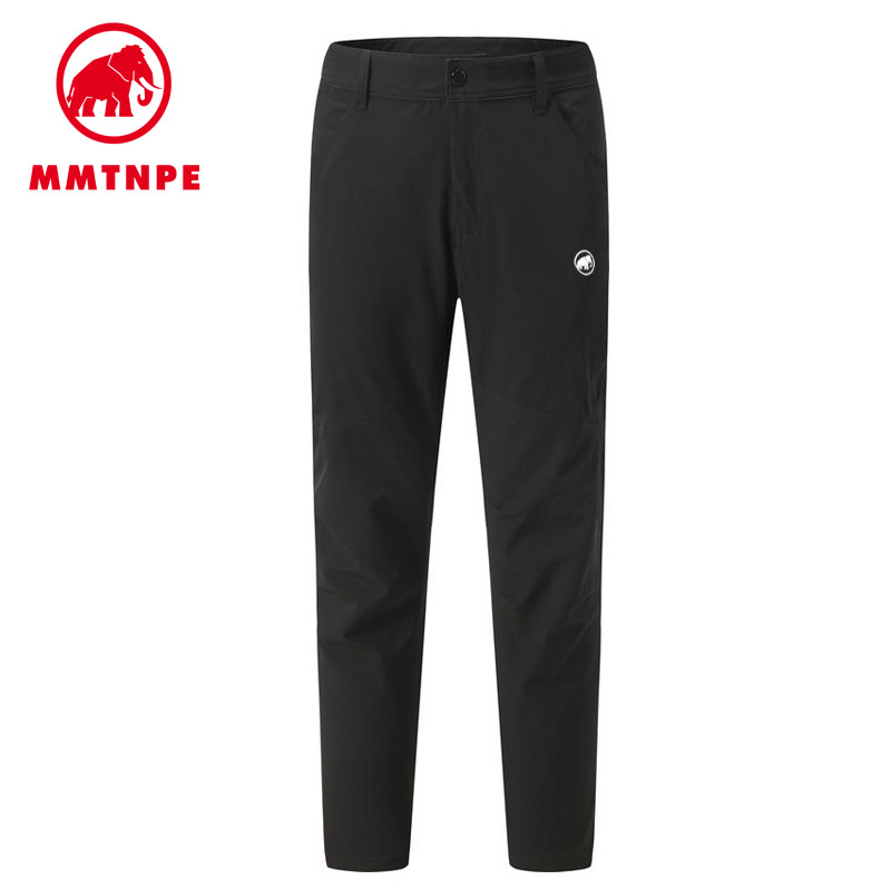 New Mammoth Arctic Elephant Men's Outdoor Sports Water-Repellent Hiking Elastic Breathable Soft Shell Quick-Drying Thin Long Pants