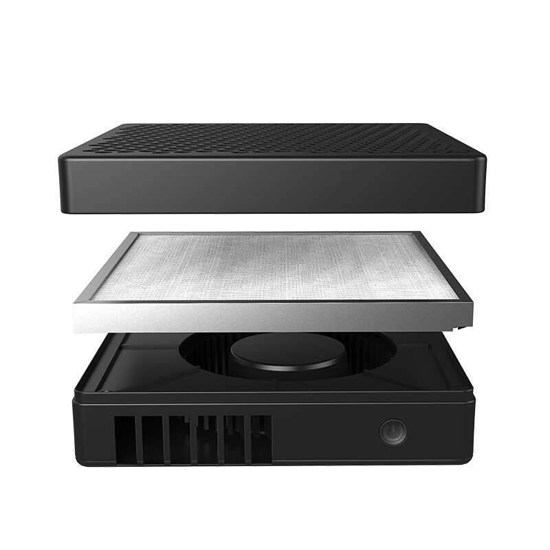 Yuanda car purifier, car lung protection air purifier, haze removal, smoke removal, odor removal, formaldehyde removal FC3