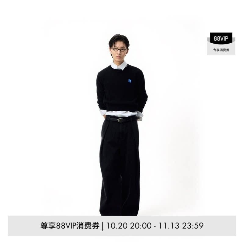 Adererror Jeans Long Pants Loose Fit Sig; Sv Tag Jeans 02 Casual Design