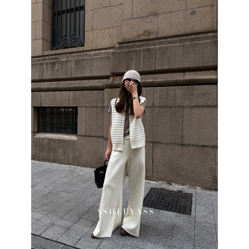 Ashleyass "Long Leg Magic Tool" Lyocell Blend Autumn and Winter Comfortable Line Casual Pants for Women, Versatile and Slimming Ashleyass "Long Leg Magic Tool" Lyocell Blend Autumn and Winter Comfortable Line Casual Pants for Women, Versatile and Slimming