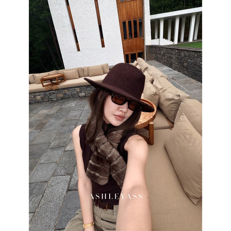 Ashleyass "Soft Velvet Series" Fine-Spun Wool and Cashmere 55-Count High-Thread-Count Vest + Short-Sleeve + Long-Sleeve Slimming