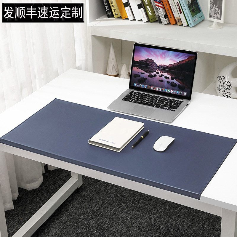 Closed edge computer office writing leather tablemat lock wire edge wear resistant scratch and waterproof mouse mat customization