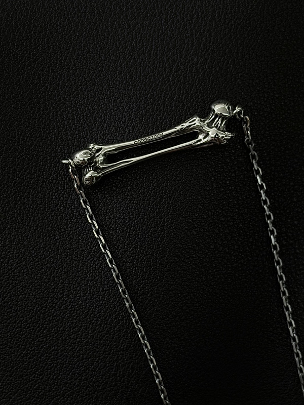 Off Screen Dark Avant-Garde Design Versatile Multi-Wear Skeleton Necklace Niche Vintage Style Off Screen Dark Avant-Garde Design Versatile Multi-Wear Skeleton Necklace Niche Vintage Style