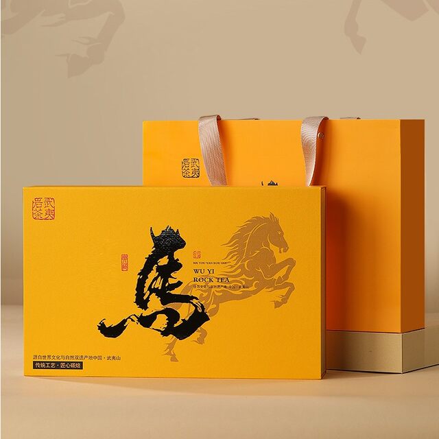 Horse meat cinnamon gift box 250g Wuyishan Zhengyan tea Dahongpao non-oolong tea strong flavor horse head rock cinnamon