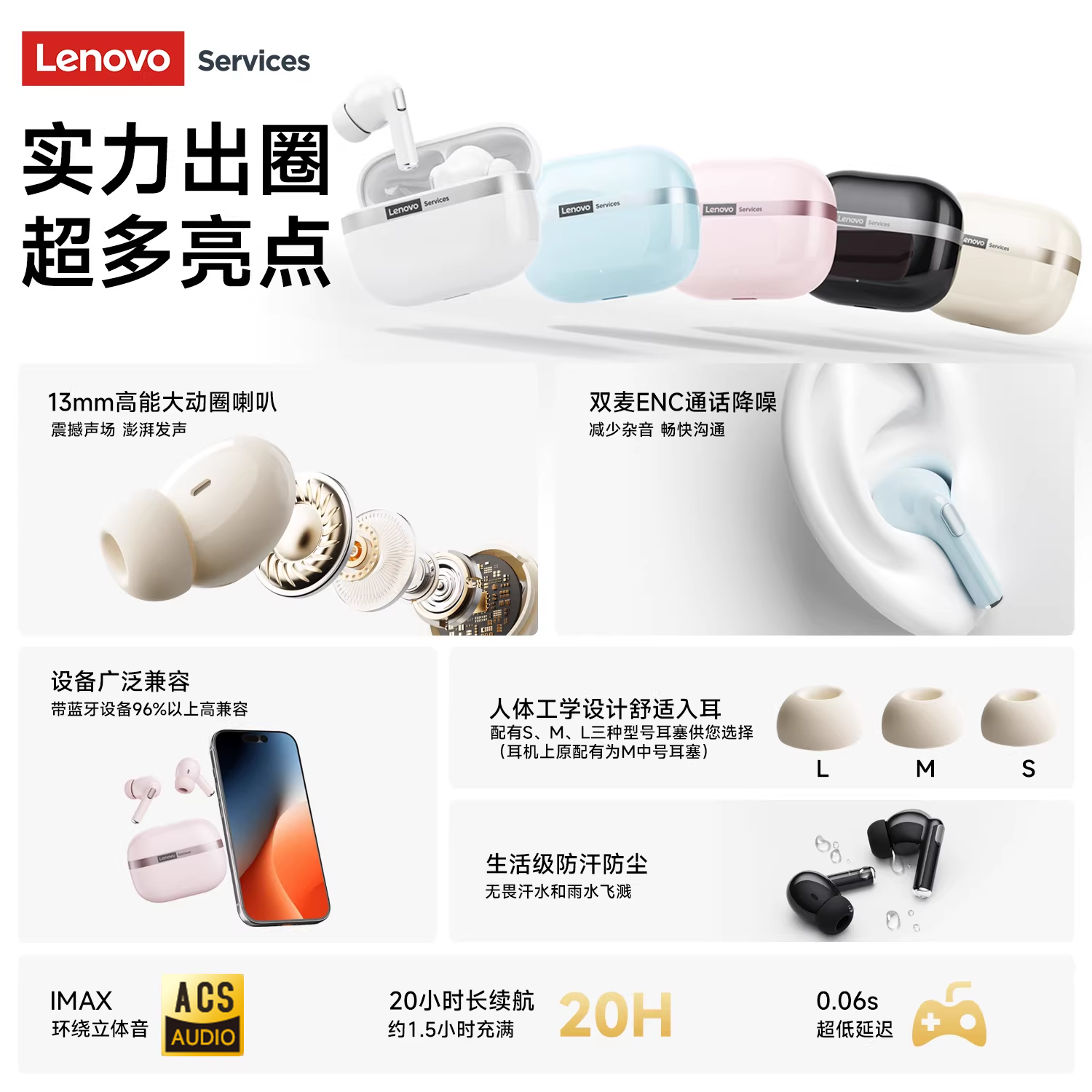 Lenovo, Apple, Xiaomi совместимые наушники для мужчин и женщин, bluetooth
