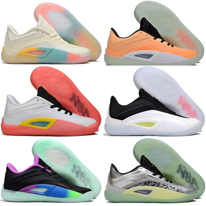Zion 4 Men's Basketball Shoes, Zion 4 Women's Low-Top All-Star Air-Cushion Practical Non-Slip Wear-Resistant Sports Shoes