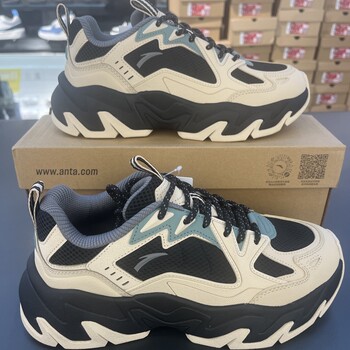 Anta Rock | Retro Trendy Color-Block Height-Increasing Non-Slip Wear-Resistant Low-Top Dad Shoes for Men 112548856