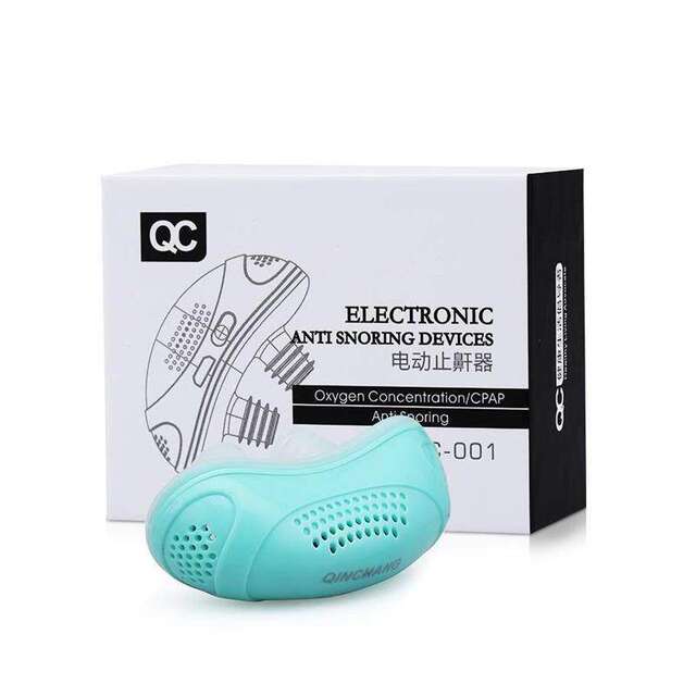 Small universal anti-snoring device to treat snoring, electric anti-snoring anti-snoring silent portable household ventilator