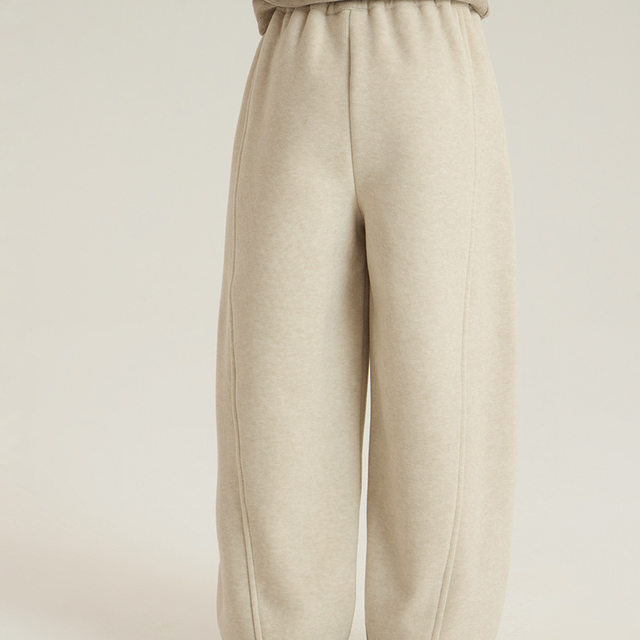 Children's Winter Fleece-Lined Straight-Leg Pants, Parent-Child Style, Warm Casual Pants for Girls, Korean Version, Integrated Fleece Long Pants, New