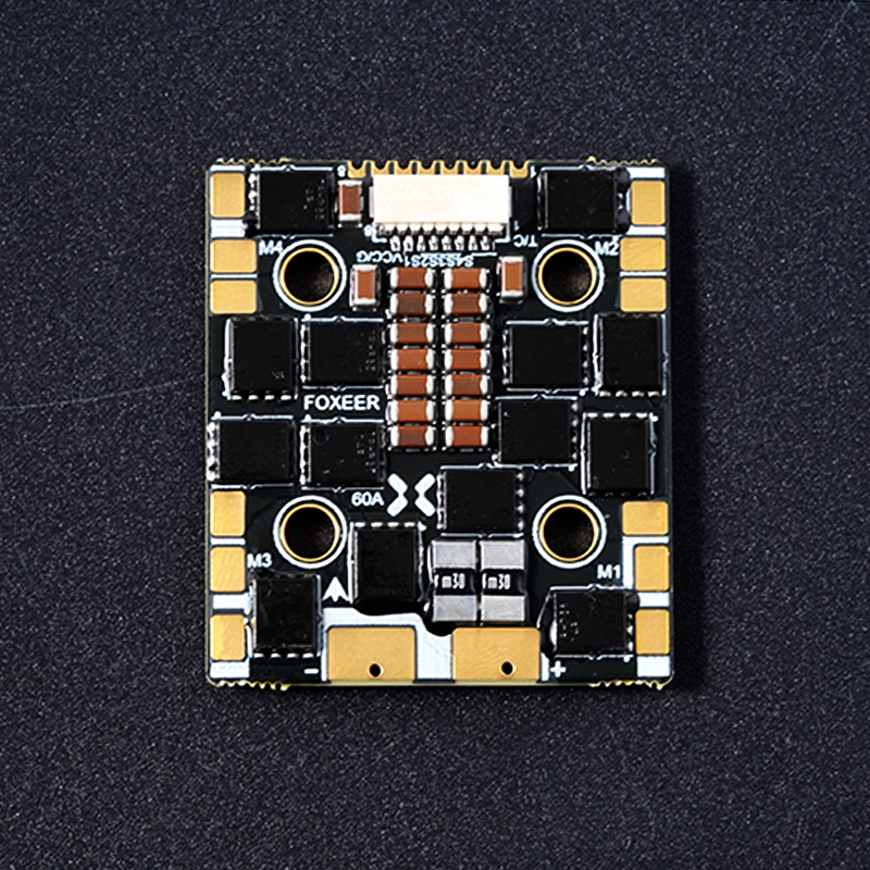 Foxeer 60A Slim Narrow Esc F4 4-in-1 128K 3-8S No Lag No Error 20mm Fpv