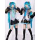 Hatsune Cosplay Costume, Wig, Shoes, Official Outfit, Princess, Anime Exhibition, Female Costume, Cosplay, Future, Two-Dimensional