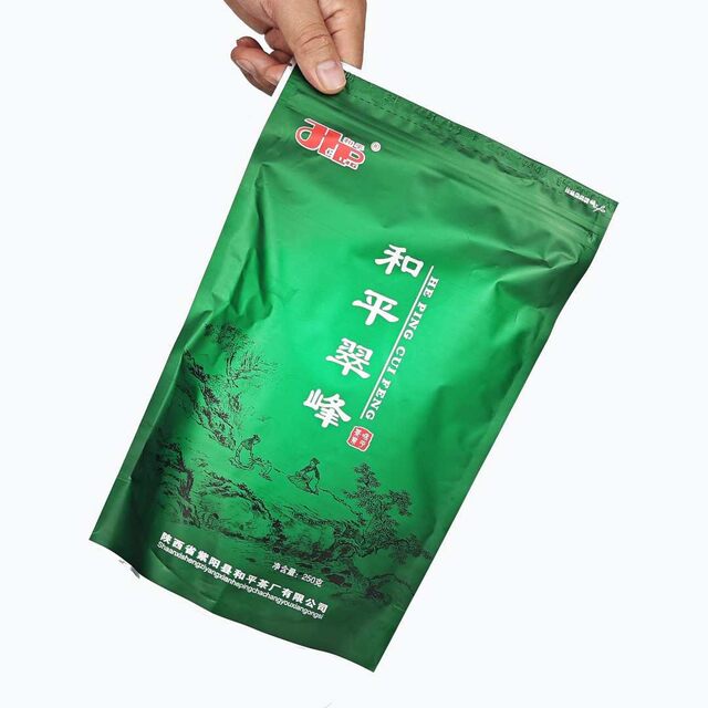 Shaanxi Time-honored Brand 2025 New Tea Ziyang Tea Pingcuifeng Pu First Grade Green Tea 250g Bulk Chestnut Fragrance