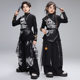 New Year's Day Children's Chinese Style Traditional Costumes for Boys and Girls, Trendy Fashion Show Hip-Hop Street Dance Performance Outfits