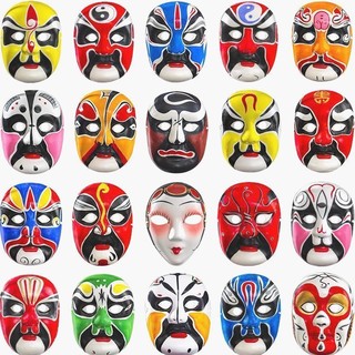 Chinese opera rap national trend peking opera mask sichuan opera sun wukong full face children wearable face changing kindergarten