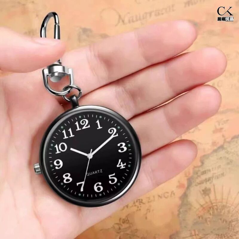 Exam Clock Mini Electronic Watch Pendant Student Electronic Clock Compact Silent Keychain Backpack Hanging Watch Timer