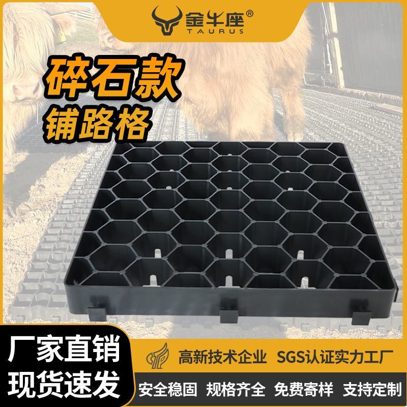 Taurus Permeable Paving Grid Parking Lot Gravel Stone Grid Grass Planting Square Parking Grid Without Hardening