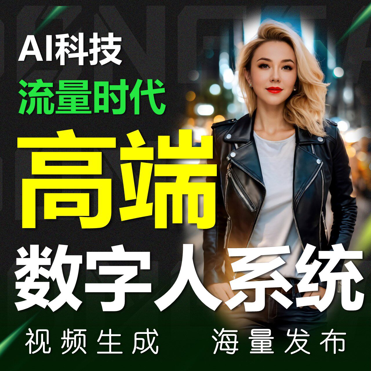 🌟 数字人分身系统，开启你的创意短视频之旅！🎥-AI视频创作-淘宝好物网