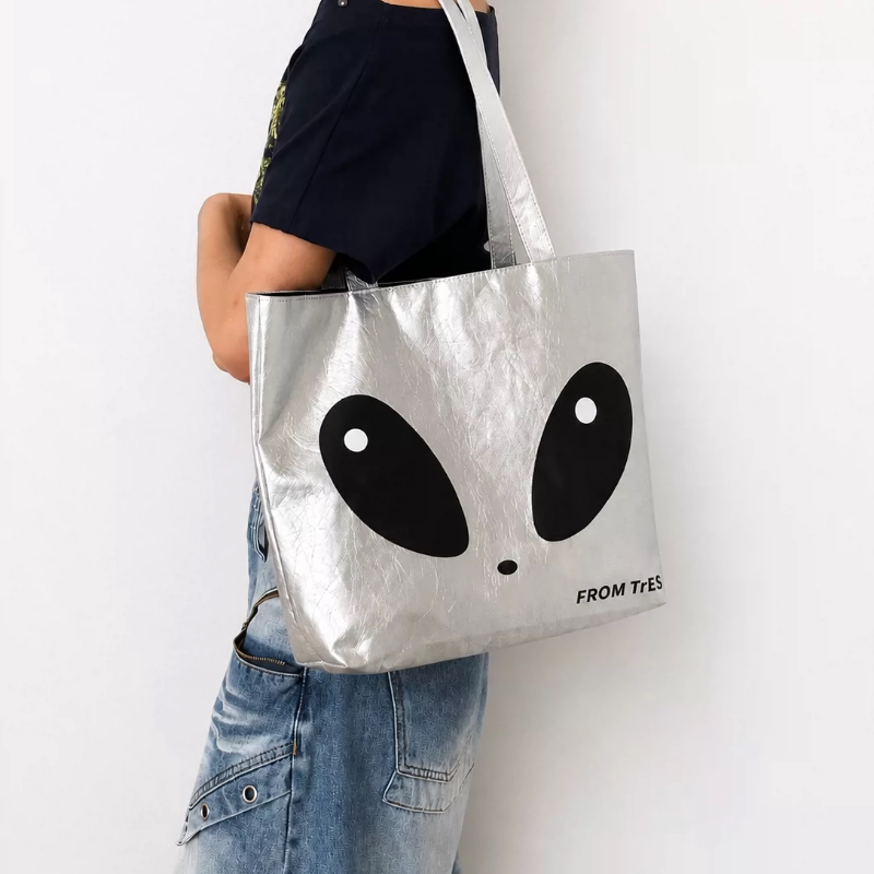 Alienstore Dupont Bag Canvas Bag Original Design Niche Trendy Alien Element Bag Tote Bag