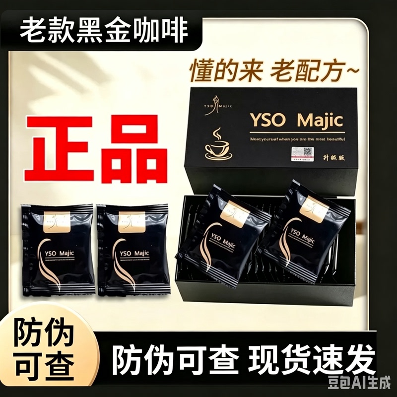 [Upgraded Version] Enhanced Version of the Old Black Gold Coffee with Zero Trans Fat, Milk Tea Flavor, Official Genuine Product