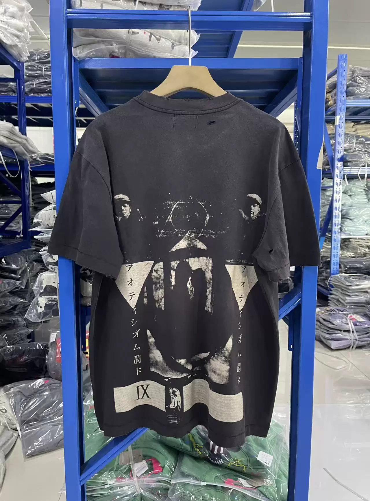 ENFANTS RICCHES DEPRIMES melancholy rich second generation washed men and women loose old T-shirt trend