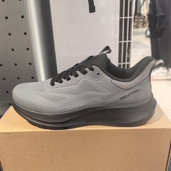 Anta Running Shoes for Men 2026 Spring Leather Surface Comfortable Versatile Wear-Resistant Lightweight Sports Casual Shoes 112617713