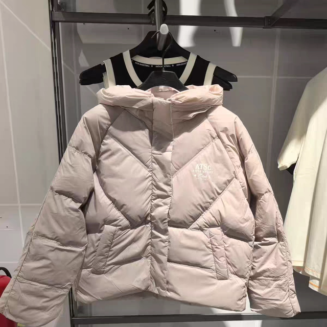 Anta down Jacket Women's 2025 New Winter Warm Duck down Windproof Hooded Casual Jacket 162548903N