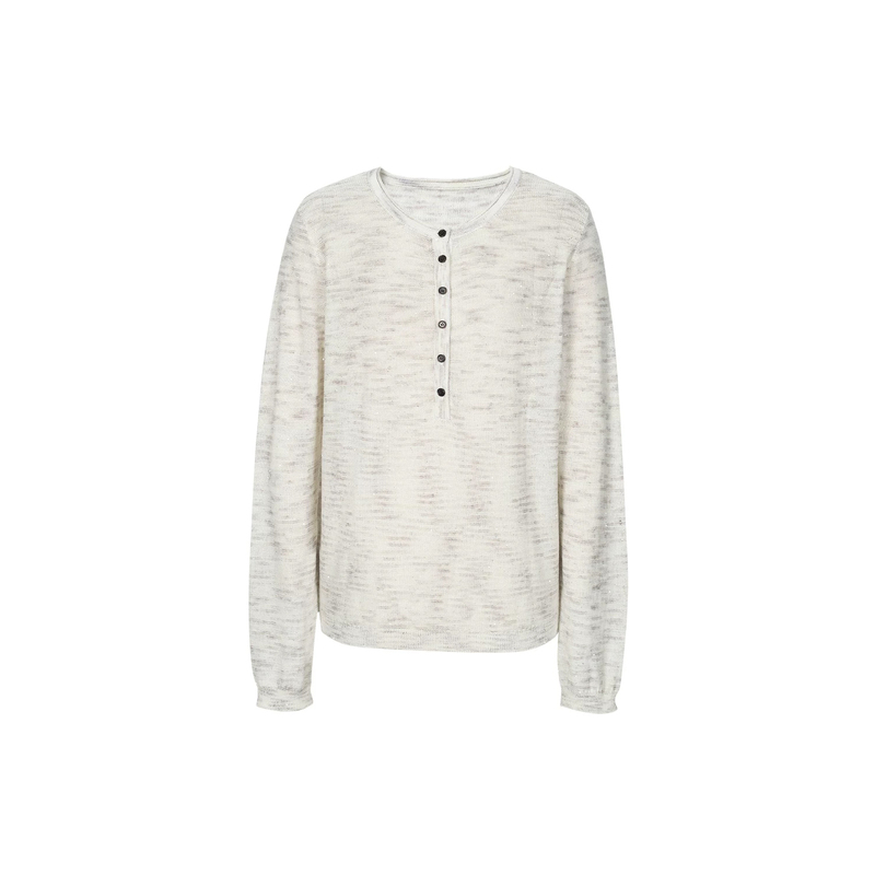 Mm Mai 2026 New Autumn Style Linen×Cotton Yarn Sequined Long-Sleeved Knitwear Top for Women 5H8132791